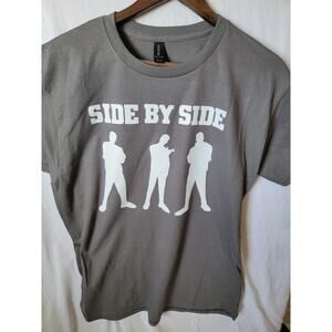 side by side   band   t shirt size large asphalt gray